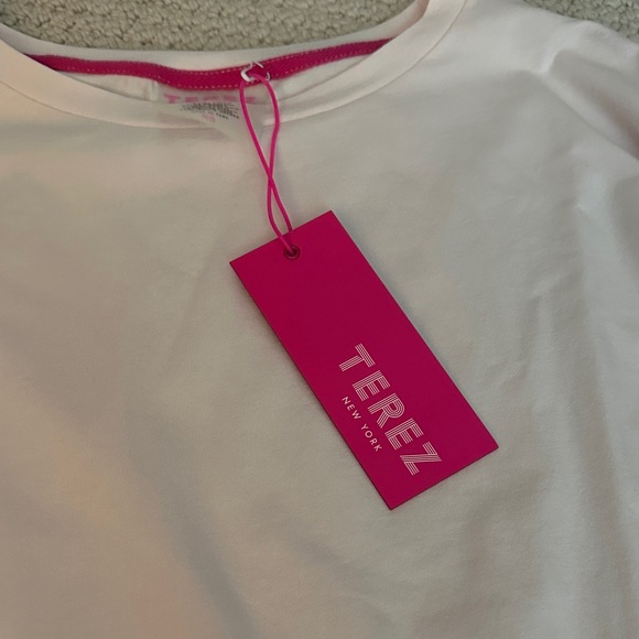 Terez light pink Tee with darker Pink Accent - Picture 1 of 5